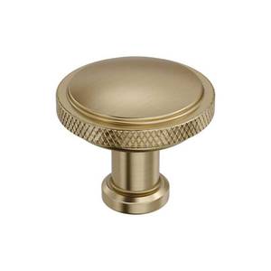 lot 24676 image: Faraday 1-14 in. (32mm) Diameter Golden Champagne Classic Round Cabinet Knob, lot of 8