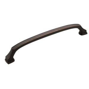 lot 24677 image: Amerock Bp55349 Revitalize 12 inch Center To Center Appliance Pull - Bronze, lot of 2