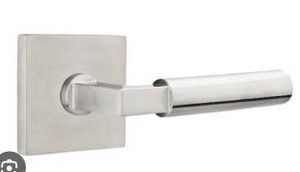 lot 24693 image: Emtek Stainless Steel Hercules Door Lever