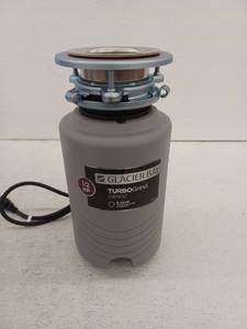 lot 24774 image: Glacier Bay TurboGrind 12 hp. Continuous Feed Garbage Disposal with Power Cord