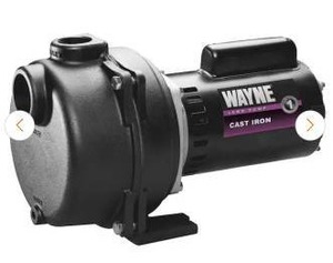 lot 24787 image: Wayne 2 HP Cast Iron Lawn Sprinkler Pump