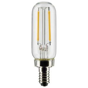 lot 24797 image: Satco Lighting S21340 2.8 Watt Vintage Edison Dimmable T6 Candelabra E12 Led Bulb, 6 Pack