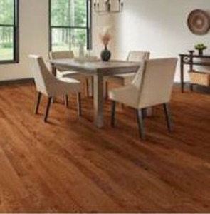 lot 25006 image: Bruce Americas Best Choice 3.25-in W Prefinished Oak Hardwood Flooring, Gunstock