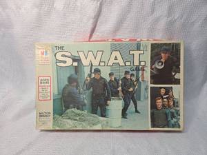 lot 25 image: 1976 Milton Bradley SWAT Board Game