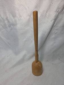 lot 27 image: Wooden Butter Mold Stamp