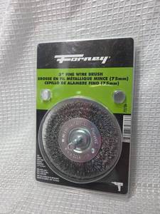 lot 34 image: Forney 3-inch Fine Wire Brush