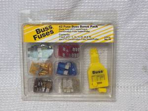 lot 38 image: Buss Fuses 42-Piece ATC Blade Fuse Kit with Tester