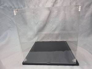 lot 47 image: Acrylic Display Case with Black Base 10x10x10