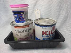 lot 66 image: Paint and Primer Bundle with Paint Tray