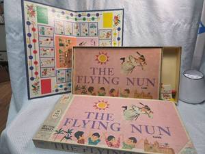 lot 98 image: The Flying Nun Board Game by Milton Bradley 1968