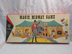 lot 99 image: 1962 Magic Midway Board Game by Cadaco