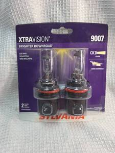 lot 107 image: Sylvania XtraVision 9007 Halogen Headlight Bulbs