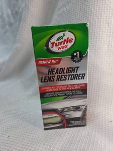 lot 109 image: Turtle Wax Renew RX Headlight Lens Restorer Kit
