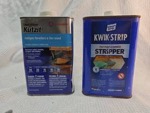 lot 112 image: Paint and Varnish Stripper Bundle - Kutzit and Kwik-Strip