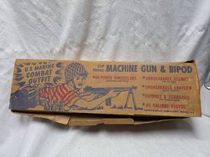lot 161 image: 1950s U.S. Marine Combat Outfit Toy Set by De Luxe Premium