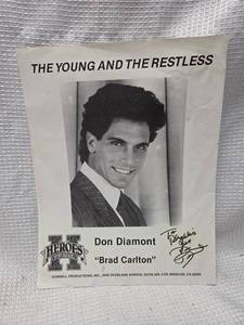 lot 163 image: Young and the Restless Don Diamont Signed Promo Photo