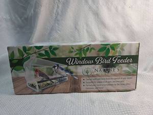 lot 169 image: Natures Envoy Window Bird Feeder