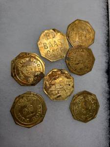 lot 195 image: Ed Baas Cafe Good For Trade Tokens