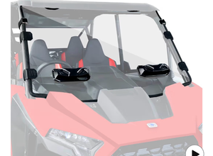 lot 17264 image: StarknightMT 2024 RZR XP 1000 Windshield Vented Windshield Compatible with 2024 2025 POLARIS RZR XP 1000XP 4 1000 UTV Heavy Duty Clear Front Window Accessories - Retail $179