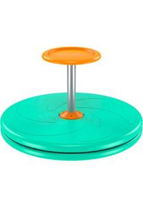 lot 17301 image: Spinner-X Seated Spinner Sensory Toy, Sit Spinner Toy Bigger Size and Durable Material for Kids- Ages 3 and up (Green)  - Retail $79