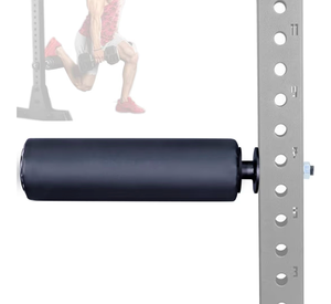lot 17312 image: MARLANG Single Leg Squat Roller for Squat Rack Power Rack Attachments, Bulgarian Split Squat for Workout Equipment Home Gym Accessories - Retail $49