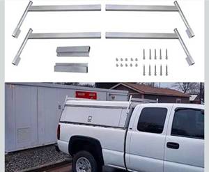 lot 17374 image: StarONE Universal Aluminum Truck Cap & Topper Ladder Rack - Retail $99