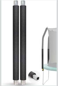 lot 17463 image: Trampoline Poles Replacement for Skywalker Or Jumpzylla,Galvanized Trampoline Enclosure Pole for Skywalker or Jumpzylla,Replace Parts#4201 4202 4135 OR for Jumpzylla 8ft 10ft&12ft 14ft - Retail $29