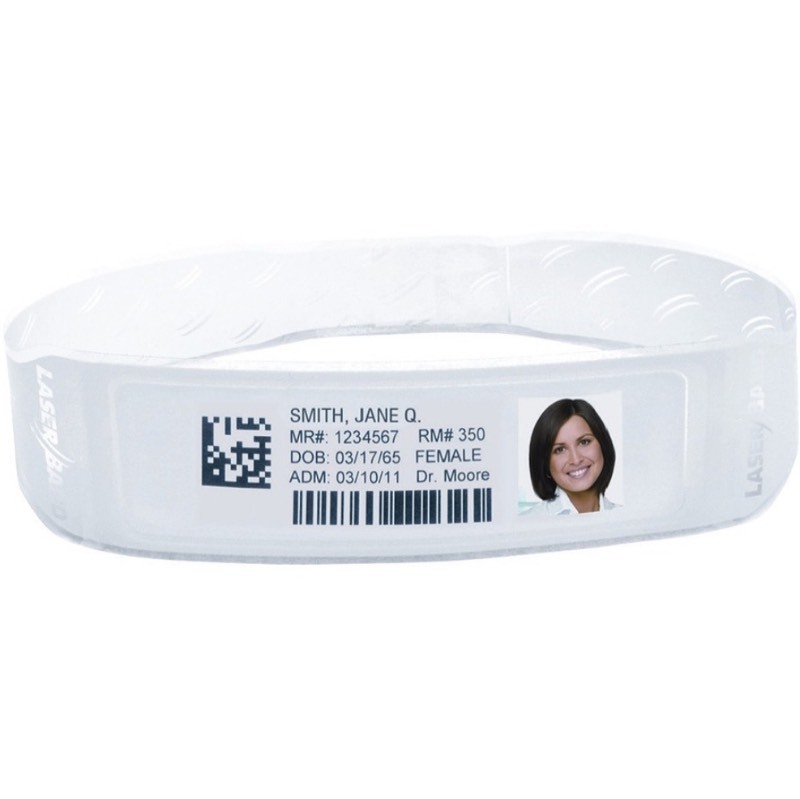 lot 142 image: 250 Sheets of Zebra LB2-ADULT-L3 Wristbands - 20 Wristbands per Sheet