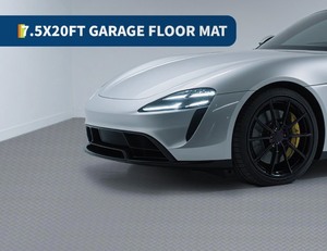 7.5x20 ft Garage Floor Mat, 2.8 mm Thickened Non-Slip PVC, Diamond Plate Protector for SUVs, Trucks, Sports Cars, Indoor Use - contains sm Blemish See images *Retails $219*