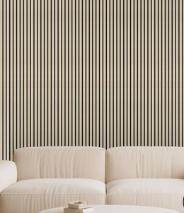 lot 72 image: Beautiful Natural Oak Colored Acoustic Wall Panel 6.5 x 12 Check Sizing