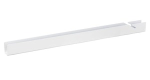 lot 116 image: Rubbermaid Fast Track Adjustable Closet System Hardware, 70-Inch Upright, White, Pantry StorageOrganization