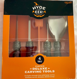 lot 42751 image: Hyde and EEK Deluxe Pumpkin Carving Tool Set