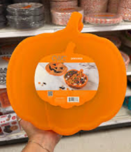 lot 42753 image: Target Halloween Pumpkin Shaped Snack Box