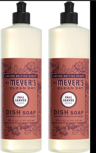 lot 42763 image: Mrs. Meyers Fall Leaves Dish Soap - Limited Edition