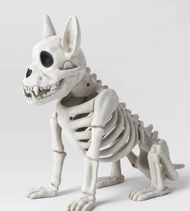 lot 42770 image: Decorative Dog Skeleton Figure