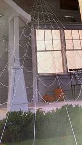 lot 42806 image: Hyde and EEK Spider Web Halloween Decoration