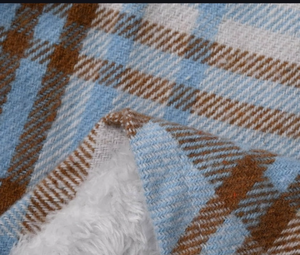 lot 42816 image: Threshold Reversible Plaid Throw Blanket
