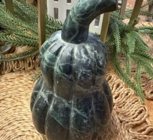 lot 42822 image: Threshold Green Marble Pumpkin
