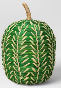 lot 42862 image: Bundled set of Decorative Woven Chenille Pumpkins