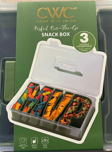 lot 42871 image: CWC Perfect On-The-Go 3-Compartment Snack Box