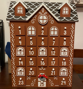 lot 42885 image: Target Gingerbread House Advent Calendar