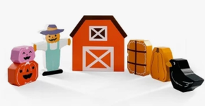 lot 42914 image: Target Bullseye Halloween Farm Playset