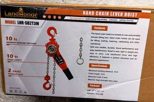lot 5069 image: Hand Chain Lever Hoist - Unused LHR-SB2T3M