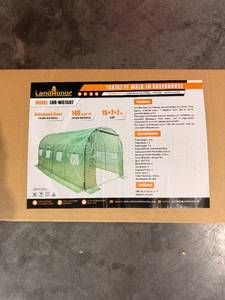 lot 5081 image: 15ft Walk-In Greenhouse - Unused LHR-WG1507 - LandHonor