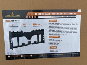 lot 5094 image: Landhonor 45 In Pallet Forks Frame Attachment LHR-PFF45