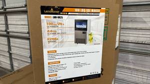 lot 5146 image: LandHonor 100 LBS Commercial Ice Maker Machine LHR-IM25