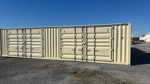 lot 5182 image: 40ft Steel Storage Container with Side Access with 2 Side Doors - ZXJU0257360