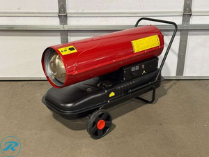 lot 6064 image: Portable Forced Air Heater, DieselKerosene MGY-50KW  SD Lanch