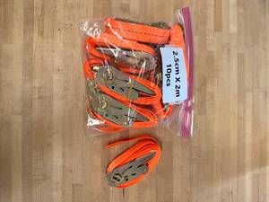 lot 6169 image: 2m Ratchet Bind Belt - 10pcs.