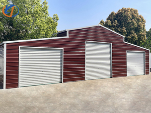 lot 6369 image: K4230G - KJ - 42FT x 30FT, (2-Box Set) Metal Storage Shed - Unused